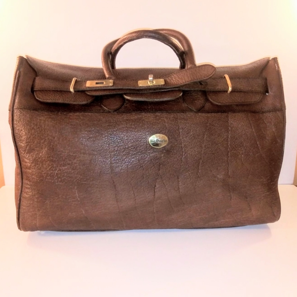 Mac Douglas Leather Overnight Bag